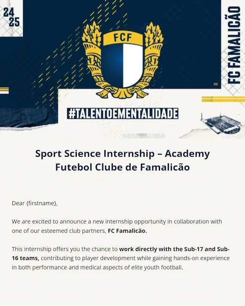 Ejemplo de oferta de empleo de FSI