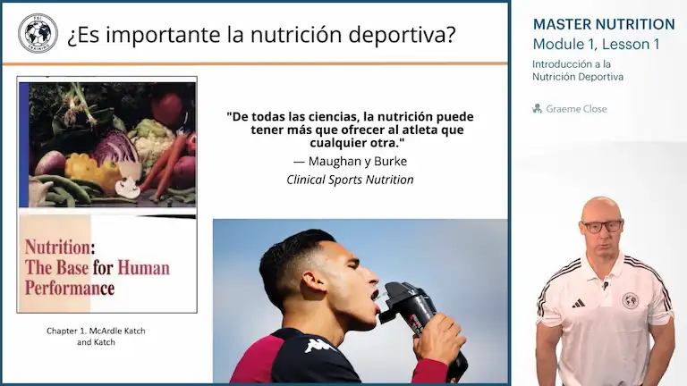 Graeme Close da una clase para FSI Training