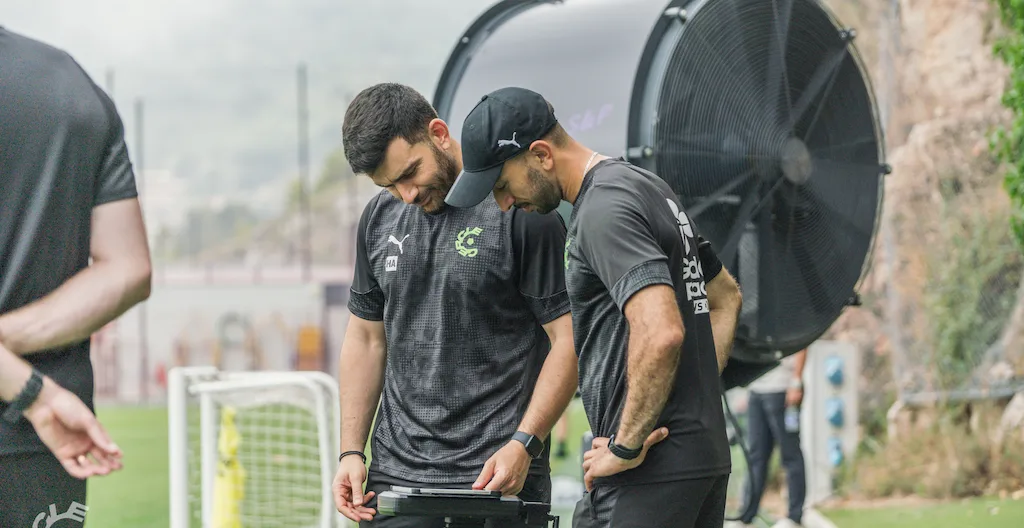 A FSI student during his internships in Cercle Brugge