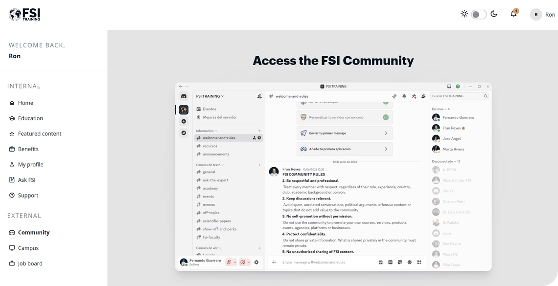 FSI Ecosystem dashboard preview
