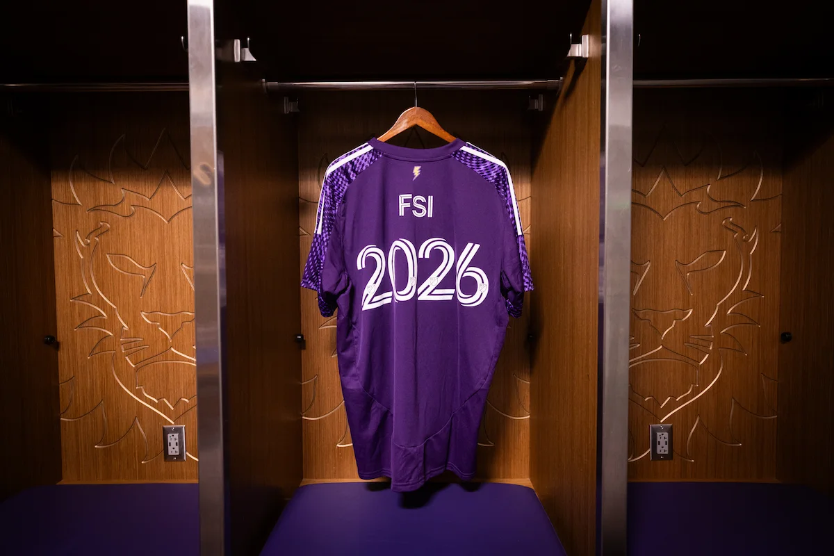 Orlando City SC jersey with FSI name on it